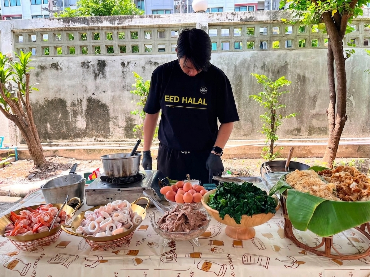 Live Cooking Station ฮาลาล เชฟปรุงสดหน้างาน